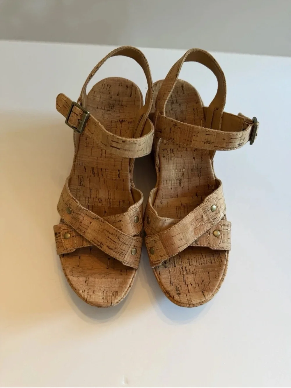 Kork-Ease Women's Denica II Wedge Heeled Sandal In Tan Size 8